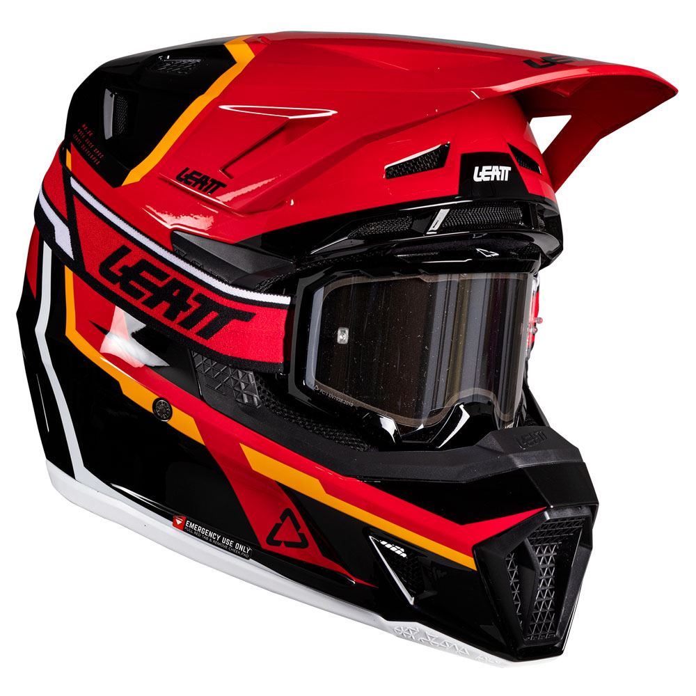 Leatt 2026 Motocross Helmet 7.5 Red & 4.5 Goggles